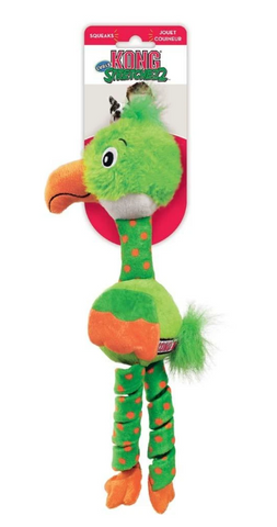 Kong Stretchezz Curlz Parrot Medium